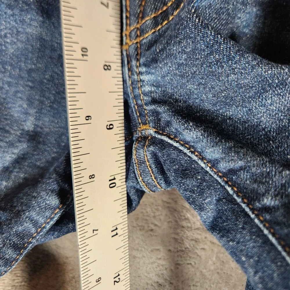 J. Crew Jeans Men's 31X32 (Tag 30X32) Blue Flex Straight Leg Dark Wash Style 484